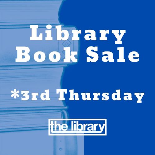 Event image Library Book Sale *3rd Thursday